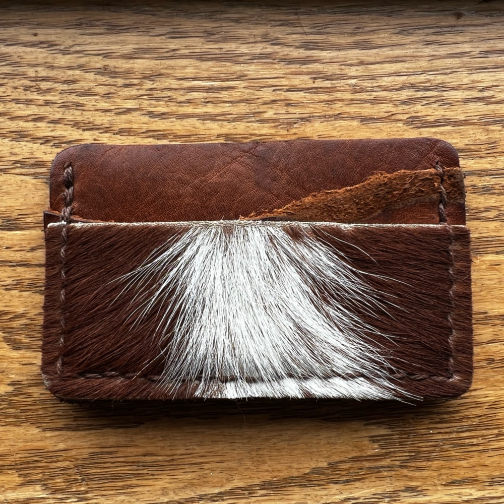 Cowhide Card Wallet